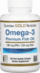 img 3 attached to 🐟 California Gold Nutrition Omega-3 Premium Fish Oil Capsules, Pack of 100 Pieces