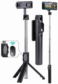 img 2 attached to Monopod Tripod STAND P20 Bluetooth on remote control (black)