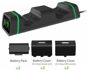 img 2 attached to Dobe Charging Dock for 2x Xbox One Controllers (TYX-19006X) black