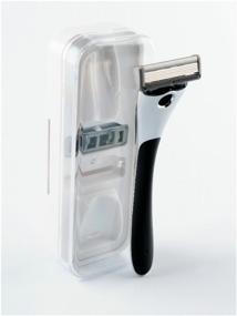 img 3 attached to Men's razor Just Shave, 6 blades, 2 cassettes, travel case