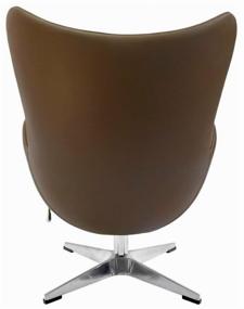 img 3 attached to Armchair BRADEX HOME EGG CHAIR, 85 x 76 cm, upholstery: artificial leather, color: brown