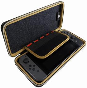 img 3 attached to HORI Защитный алюминиевый чехол Zelda для консоли Nintendo Switch (NSW-091U) черный/золотой