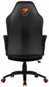 img 1 attached to Gaming chair COUGAR Fusion, upholstery: imitation leather, color: black/orange