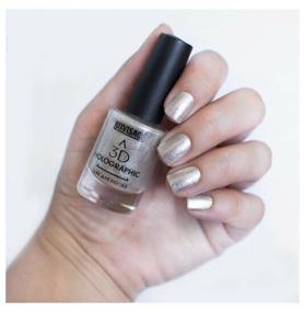 img 2 attached to 💎 LUXVISAGE 3D Holographic Nail Polish, 701 - Cold Diamond