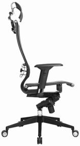 img 3 attached to Компьютерное кресло Matt Samurai Black Edition для офиса, обивка: текстиль, цвет: черный