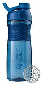 img 4 attached to Шейкер для холодных напитков BlenderBottle Sportmixer Twist Tritan для воды и спортивных напитков с завинчивающейся крышкой, неви