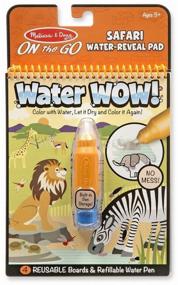 img 4 attached to Melissa & Doug Watercolor Water Wow! Safari (9441)