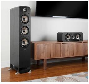 img 2 attached to 🔊 Black Polk Audio S60e Floor Standing Speaker System with Enhanced Acoustic Performance