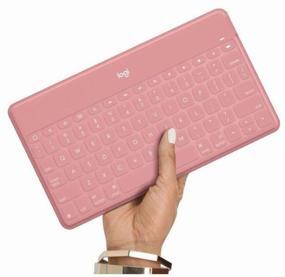 img 4 attached to Keyboard Logitech Keys-To-Go Bluetooth pink, English