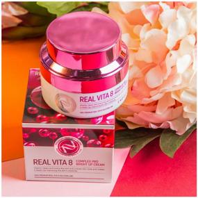 img 4 attached to Enough Real Vita 8 complex Pro Bright Up Cream nourishing facial cream with 8 vitamins, 50 ml, 145 g
