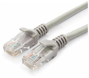 img 1 attached to Cable for Internet connection LAN patch cord patch cord twisted pair UTPCat5E RJ45 20 meters RIPO gray 003-300055