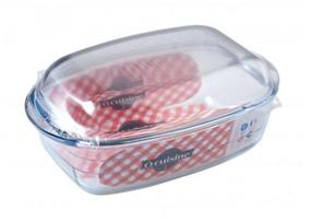 img 4 attached to Утятница стеклянная Pyrex O CUISINE, 6.5 л прозрачный