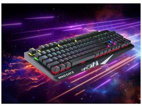 img 1 attached to Gaming Keyboard Mad Catz S.T.R.I.K.E. 4 Black USB (Russian layout) Cherry MX Red