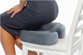 img 4 attached to Orthopedic Memory Foam Seat Cushion BRADEX Pro - KZ 0276, 37 x 45 cm, 7.5 cm Height