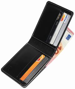 img 3 attached to Men's leather wallet MK-S black Apache RFID