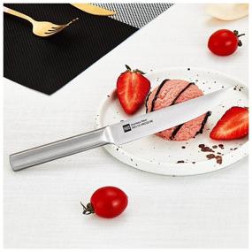 img 4 attached to HUOHOU Stainless Steel Kitchen Knife Set (HU0095), silver, 5 pieces
