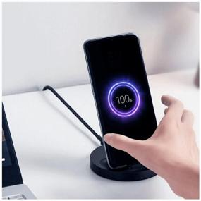 img 3 attached to Wireless Charger Xiaomi Mi 20W Wireless Charging Stand, Black