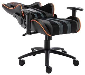 img 1 attached to Computer Chair ZONE 51 Gravity Gaming, Upholstery: Artificial Leather/Textile, Color: black/orange