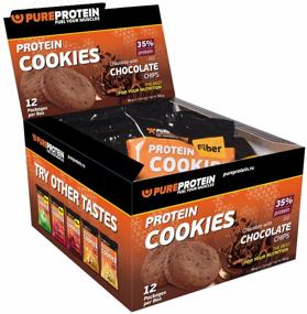 img 2 attached to Chocolate Pure Protein Fitness, 960 g, chocolate chip cookies