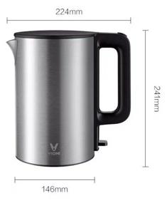 img 3 attached to Kettle Xiaomi Viomi Kettle Steel Global, silver