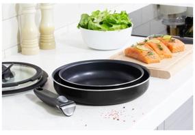 img 3 attached to Set of frying pans Tefal Ingenio Black 04131810 3 pr. black