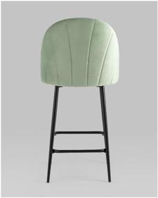 img 3 attached to Chair STOOL GROUP Logan, metal/velor, metal, color: pistachio