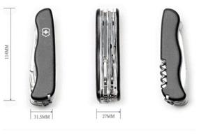 img 3 attached to Нож многофункциональный VICTORINOX Work champ черный