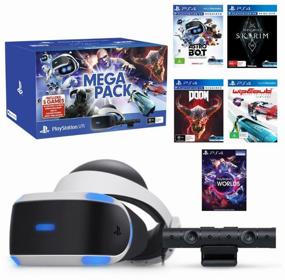 img 2 attached to 🕹️ Sony PlayStation VR Mega Pack Bundle - Black and White, 1920x1080, 120 Hz Helmet VR
