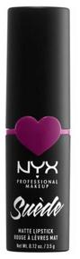 img 2 attached to NYX professional makeup Suede Matte Lipstick Copenhagen 32