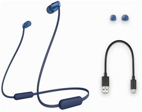 img 1 attached to Sony WI-C310 wireless headphones, blue