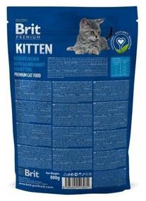 img 3 attached to Brit Premium wet food for kittens with chicken in salmon sauce 800 g (pieces in sauce)