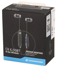 img 1 attached to Sennheiser wireless headphones CX 6.00BT, black