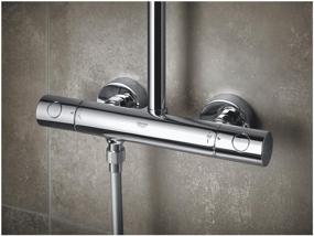 img 4 attached to Shower column Grohe Vitalio Start 250 CUBE 26697000 with thermostat, chrome chrome