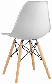 img 3 attached to Chair STOOL GROUP Style DSW, metal, color: light gray