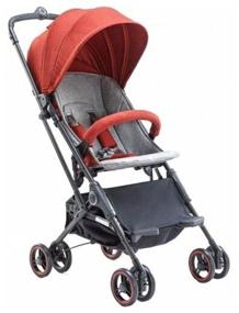 img 3 attached to Stroller Xiaomi Qborn Lightweight Folding Stroller, red