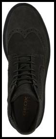 img 2 attached to Boots GEOX, demi-season, natural velor, perforated, high