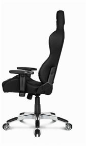 img 3 attached to 🎮 AKRACING Premium Gaming Computer Chair - Black 2, Imitation Leather Upholstery