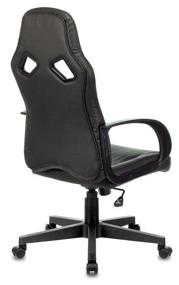 img 3 attached to Компьютерное кресло Zombie RUNNER для игр, обивка: искусственная кожа, цвет: черный/зеленый