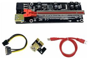 img 2 attached to Riser ver 009s Plus PCI-E X1-X16 Mining adapter red