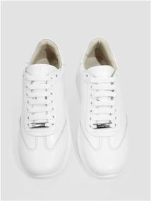 img 4 attached to Sneakers for women genuine leather spring, Reversal, 802190-5/White-white-39