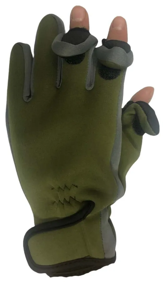 img 2 attached to Windproof Sports Fleece Neoprene Winter Gloves Khaki