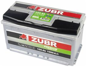 img 1 attached to Car battery Zubr Premium R+ 105Ah 1000A 353x175x190