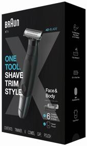 img 1 attached to Trimmer electric braun OneTool XT5200 black/silver