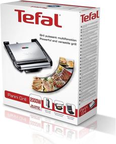 img 1 attached to Grill Tefal Panini Grill GC241D, silver/black