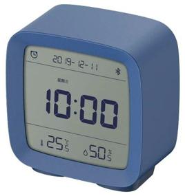 img 1 attached to Alarm Clock Qingping ClearGrass Bluetooth Thermometer Alarm clock CGD1 Blue