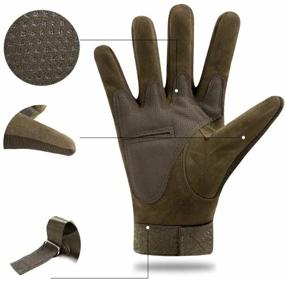 img 3 attached to Тактические перчатки полнопалые 762 Gear Army Tactical Gloves 324 L зелeный