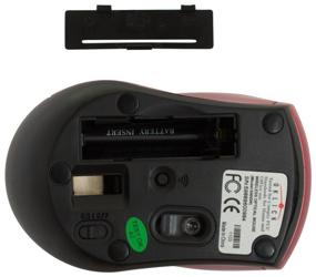 img 1 attached to Беспроводная компактная мышь OKLICK 540SW Wireless Optical Mouse Black-Red USB