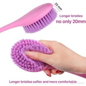 img 1 attached to 🚿 Streamlined Brush Handle for an Effortless Shower Brushing Experience