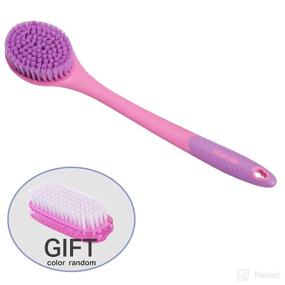 img 2 attached to 🚿 Streamlined Brush Handle for an Effortless Shower Brushing Experience