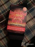 img 1 attached to Heavy Thermal Socks For Women And Men, Thick Insulated Cold Weather Crew Socks 1/2 Pair By RTZAT review by David Alvarado